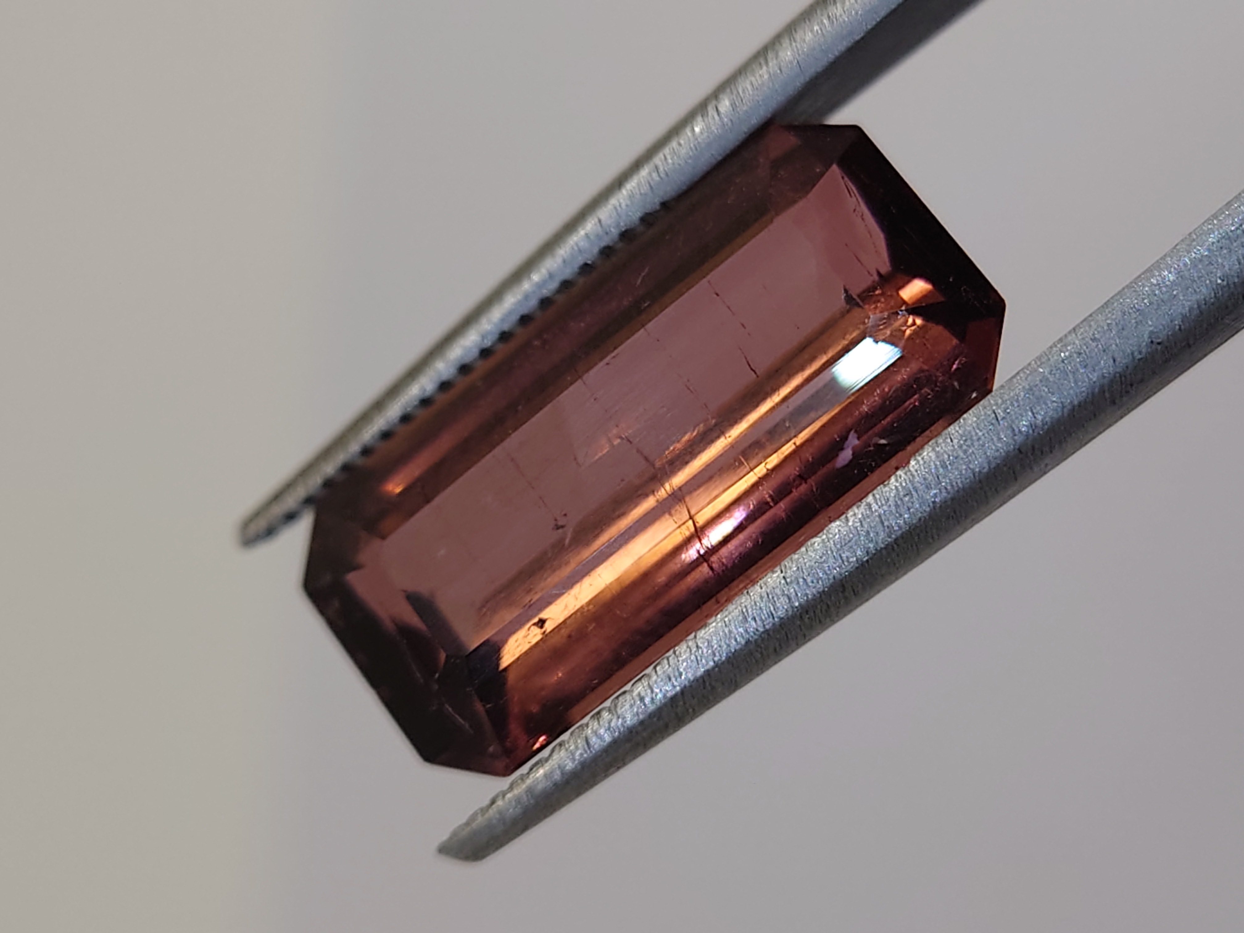 Stunning 6.25 Ct. Pink Tourmaline in Emerald Cut from Nigeria