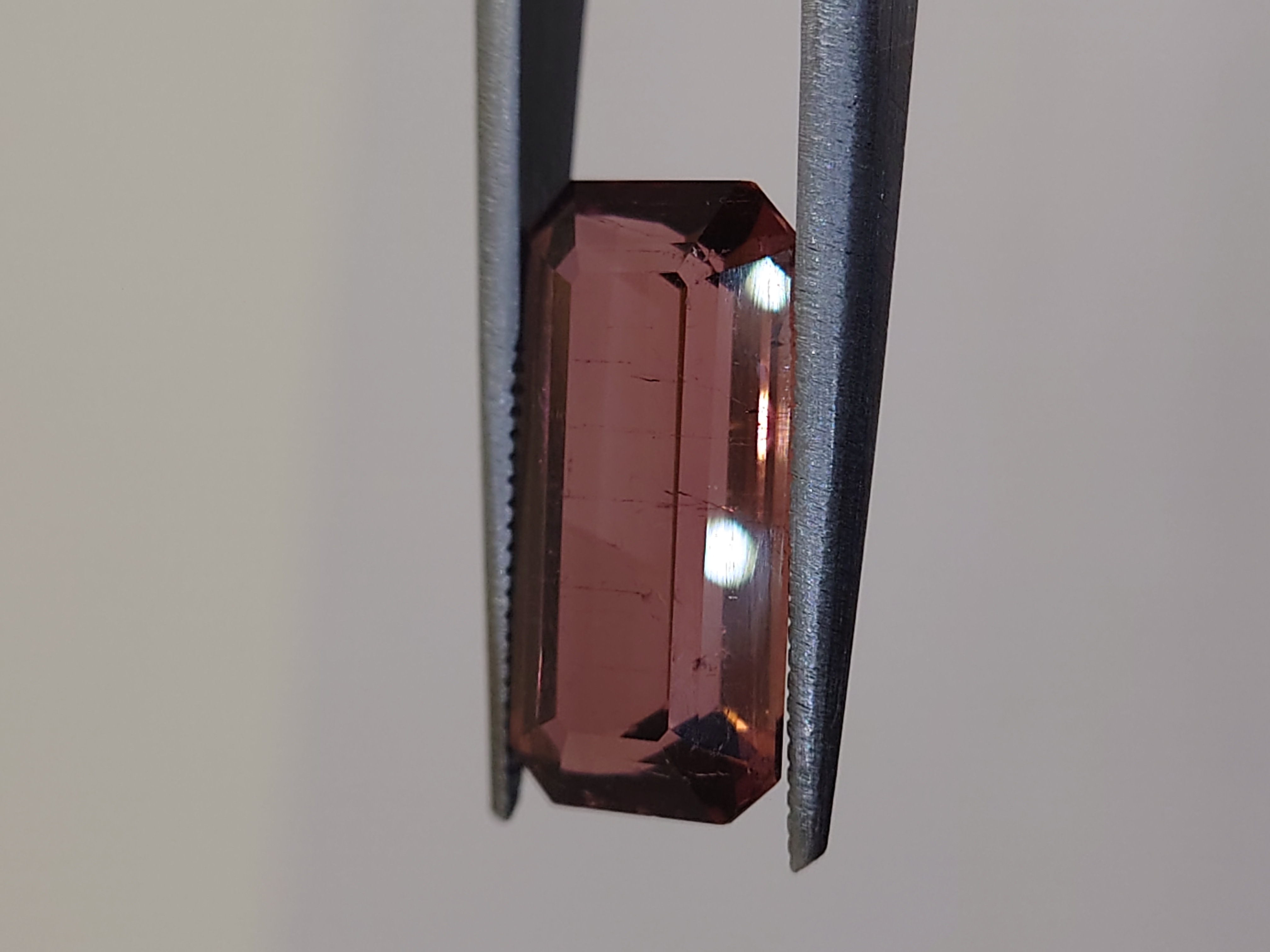 Stunning 6.25 Ct. Pink Tourmaline in Emerald Cut from Nigeria