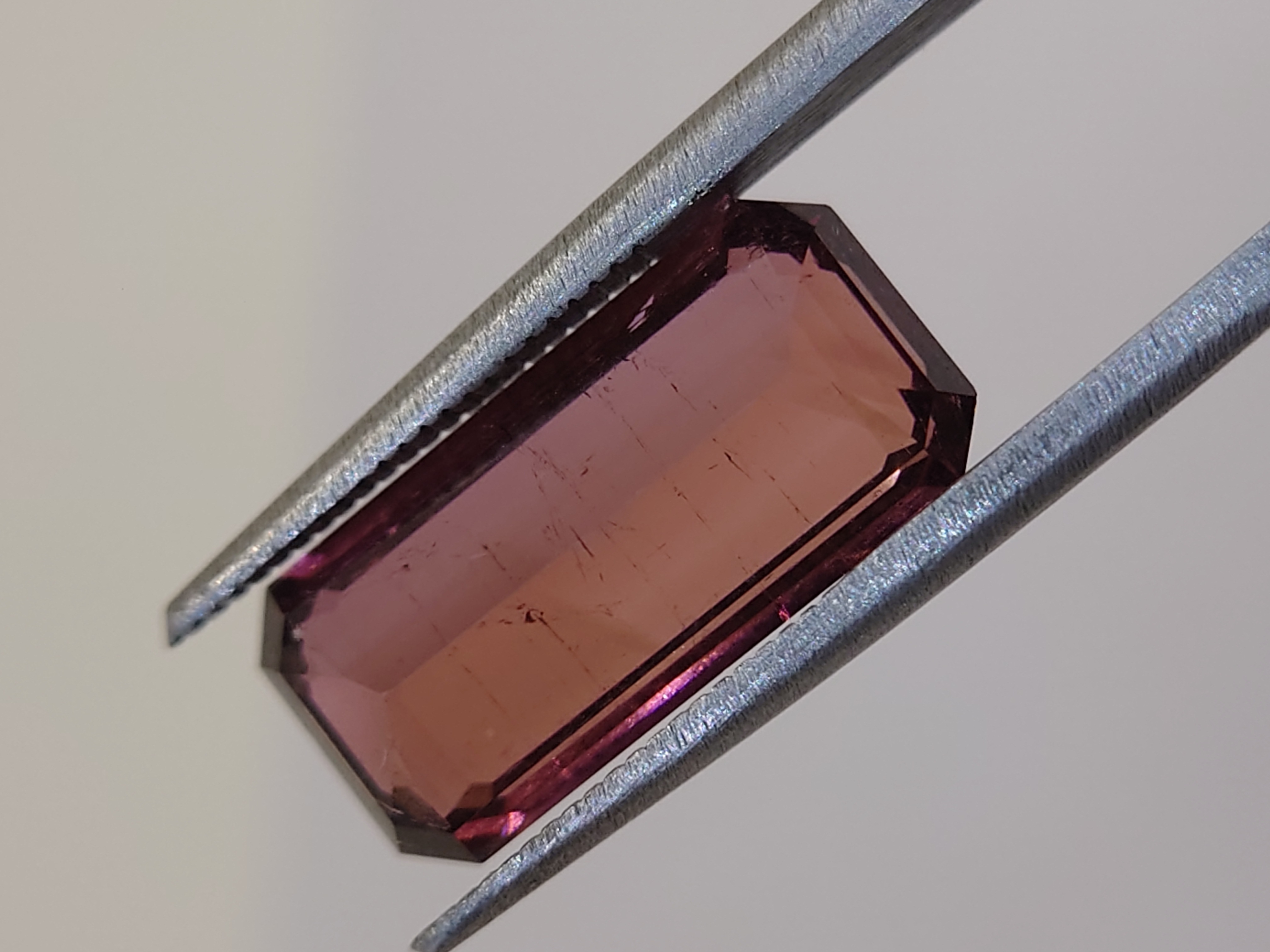 Stunning 6.25 Ct. Pink Tourmaline in Emerald Cut from Nigeria