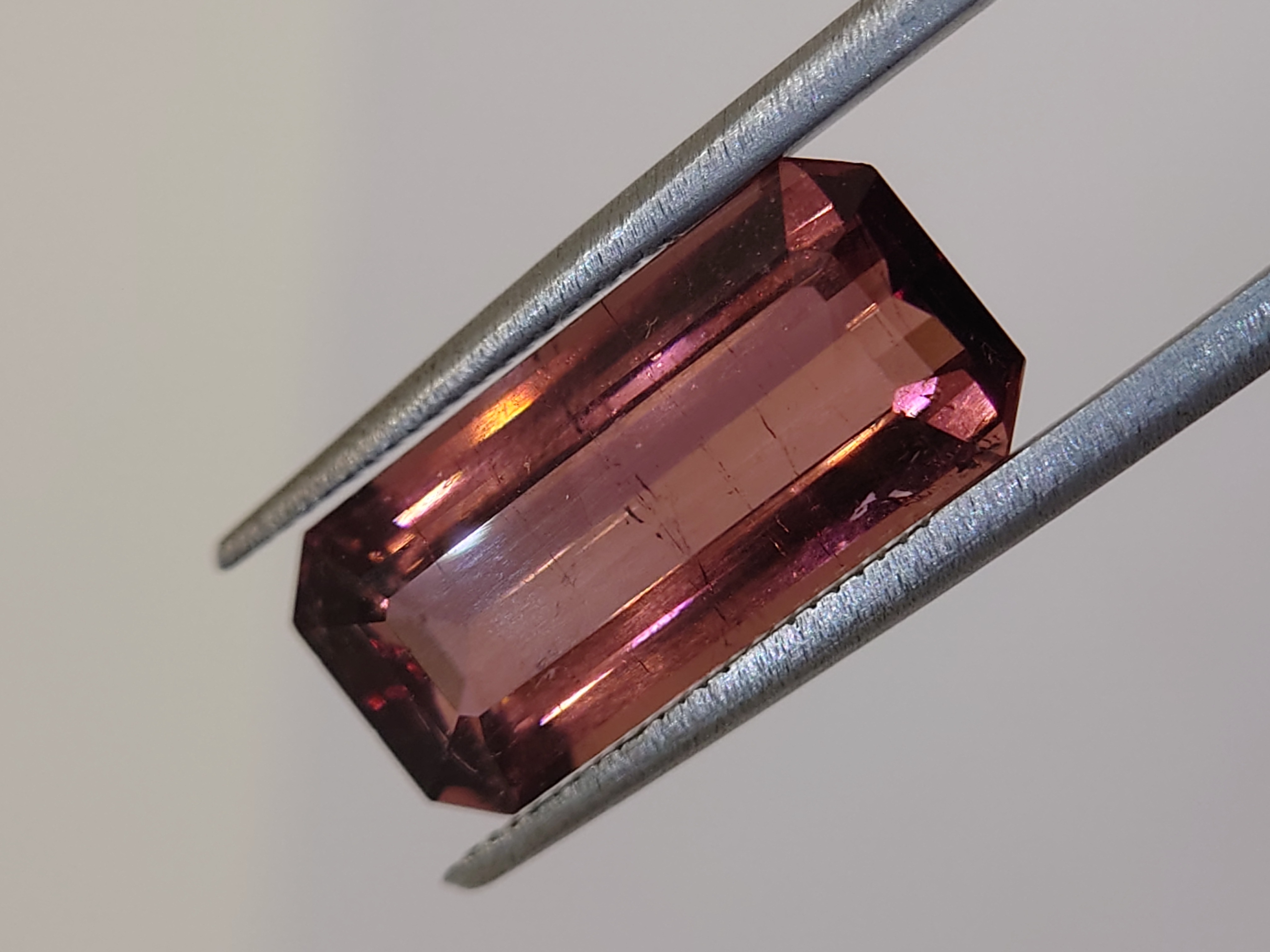 Stunning 6.25 Ct. Pink Tourmaline in Emerald Cut from Nigeria