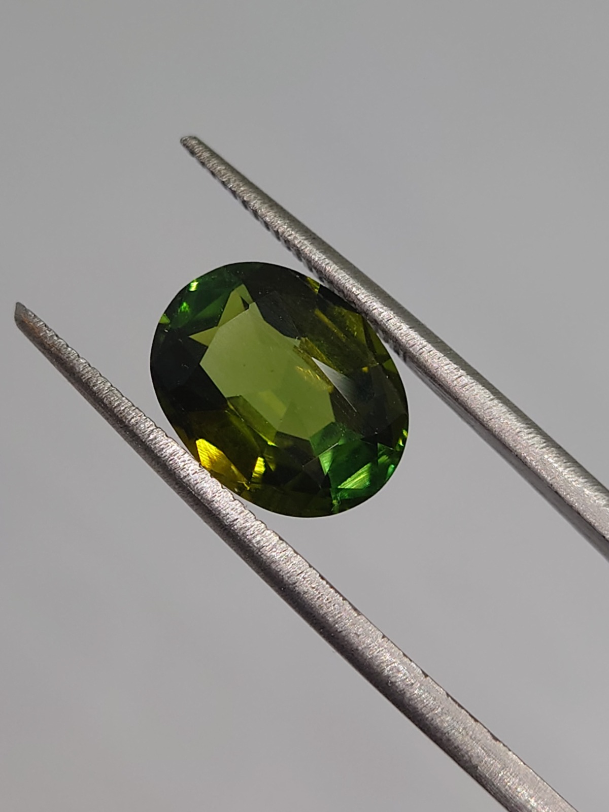 3.25ct Green Oval Cut Natural Tourmaline From Afghanistan