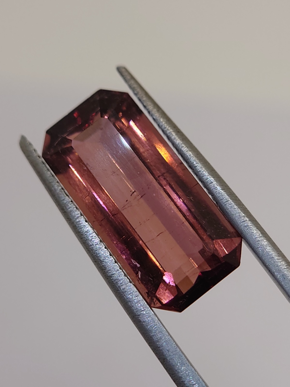 Stunning 6.25 Ct. Pink Tourmaline in Emerald Cut from Nigeria