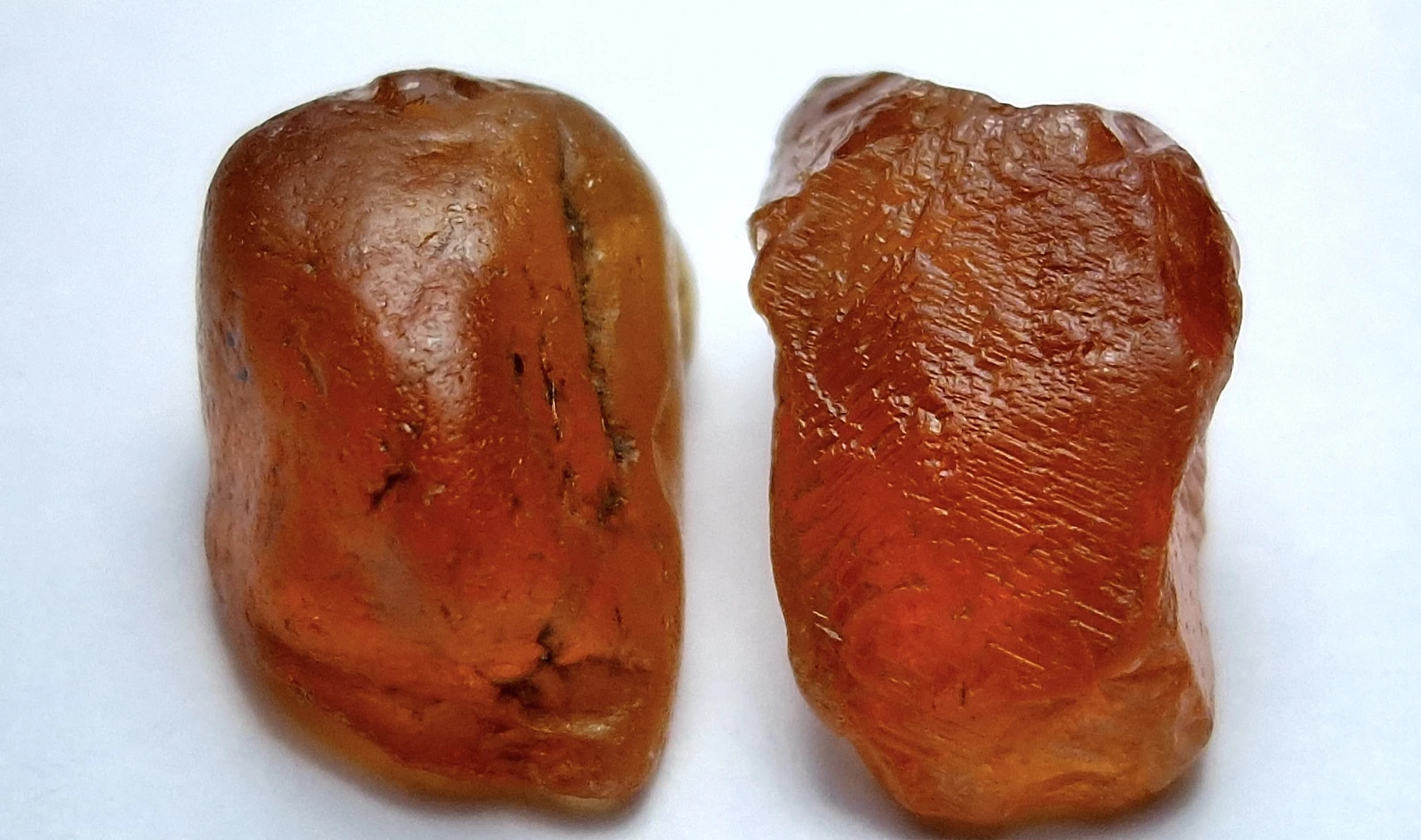 7.2ct Rare Natural Fanta Spessartite Garnet Pair from Nigeria