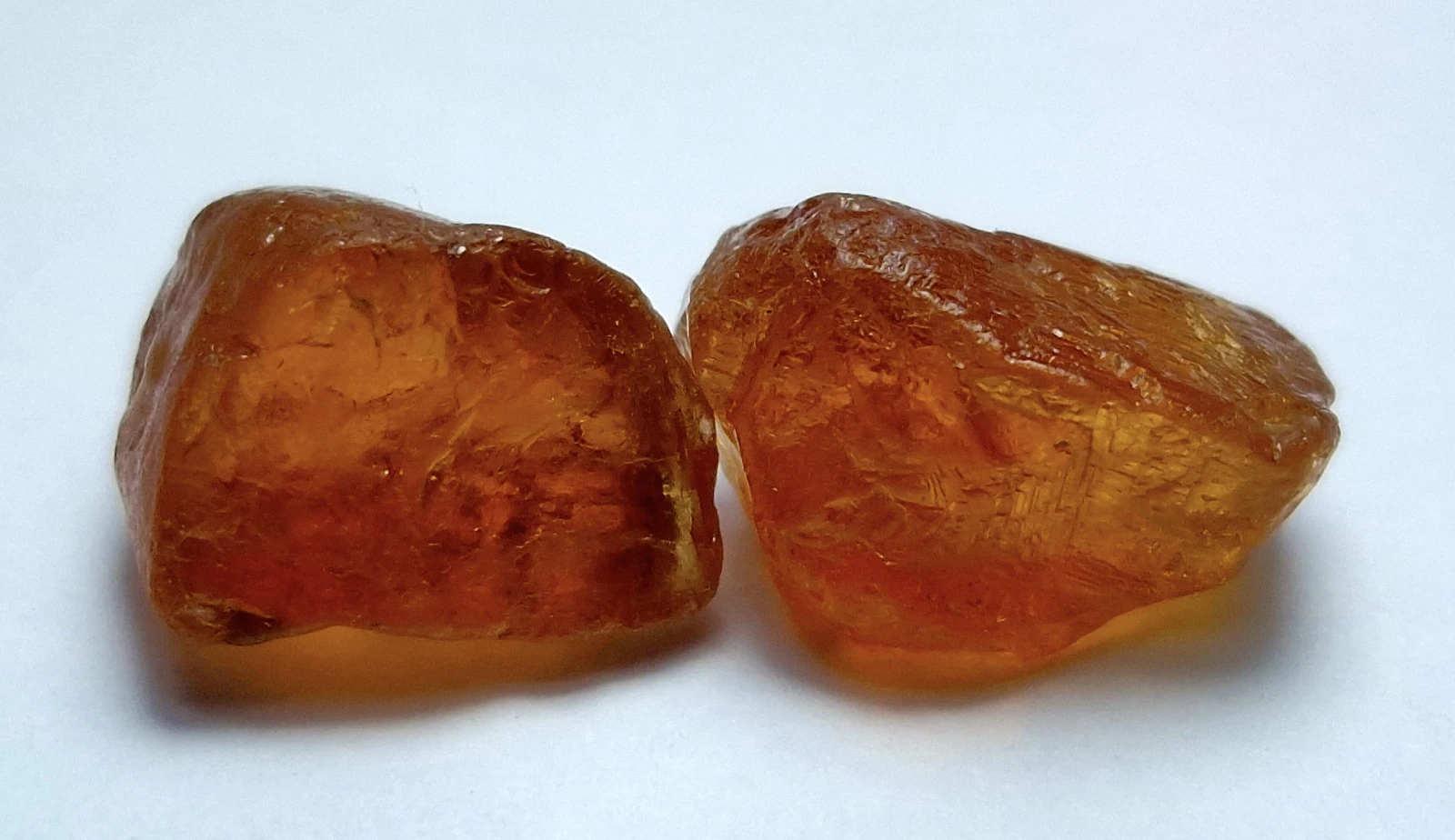 7.2ct Rare Natural Fanta Spessartite Garnet Pair from Nigeria
