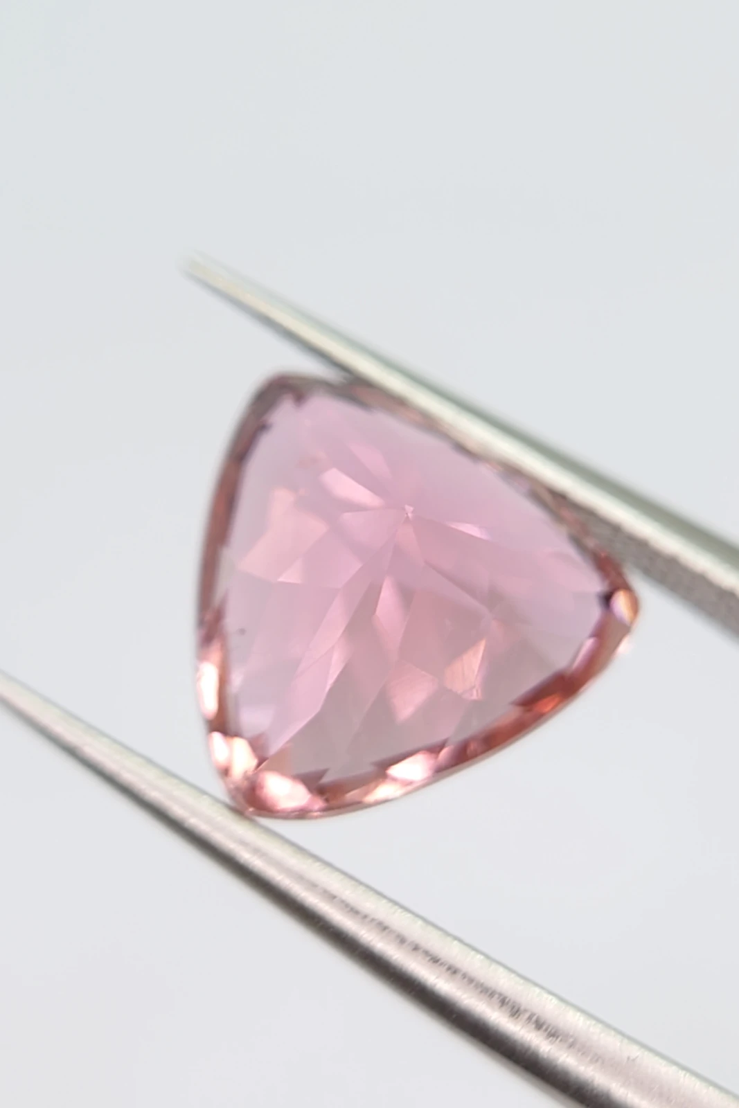 4.15ct Trillion Cut Natural Pink Tourmaline from Afghanistan