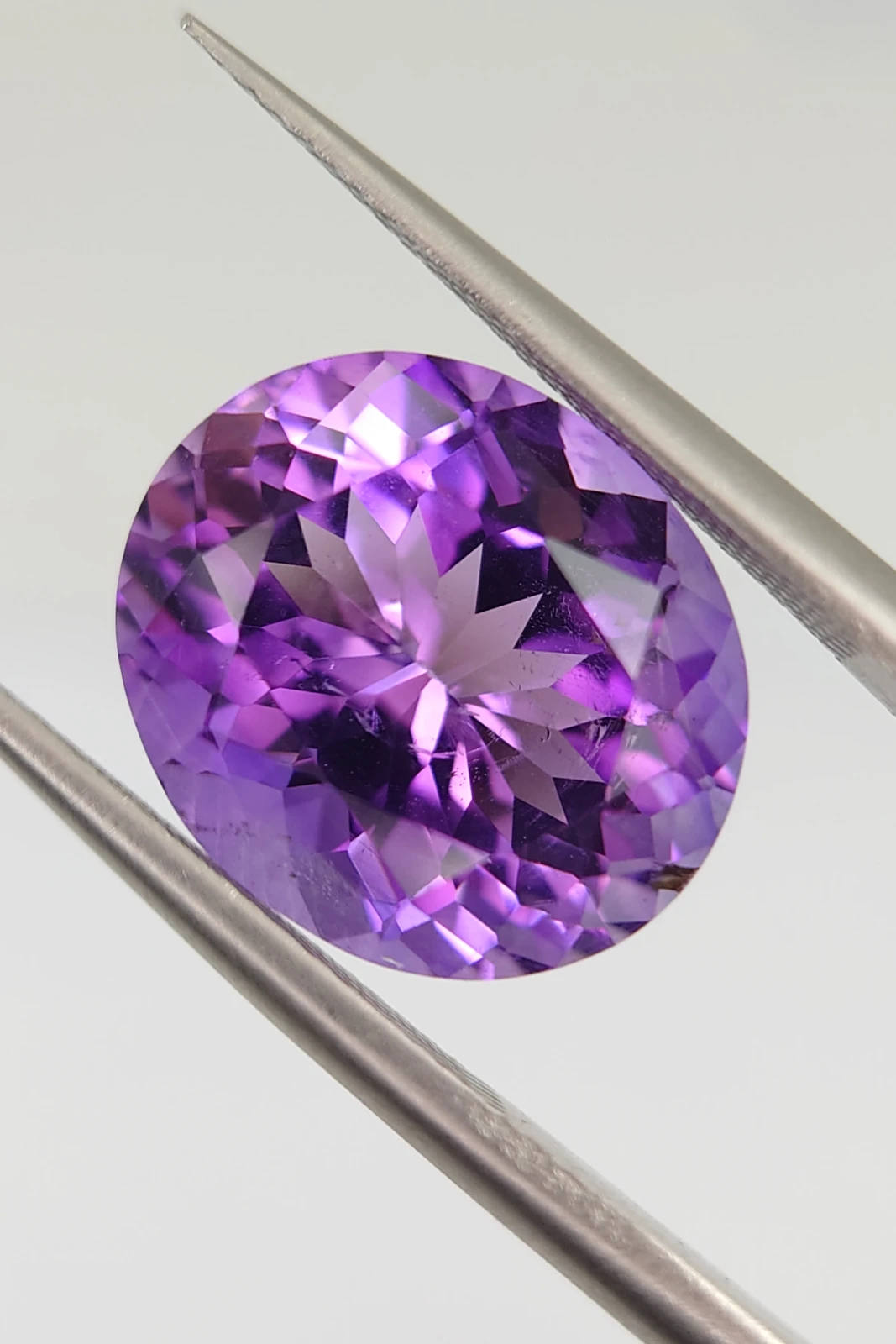 6.5ct Oval Cut Natural Siberian Amethyst from Nigeria