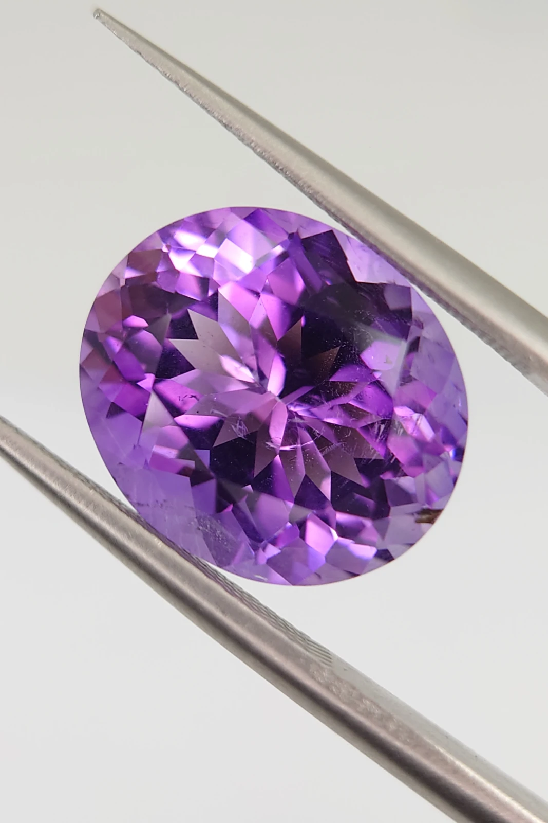 6.5ct Oval Cut Natural Siberian Amethyst from Nigeria
