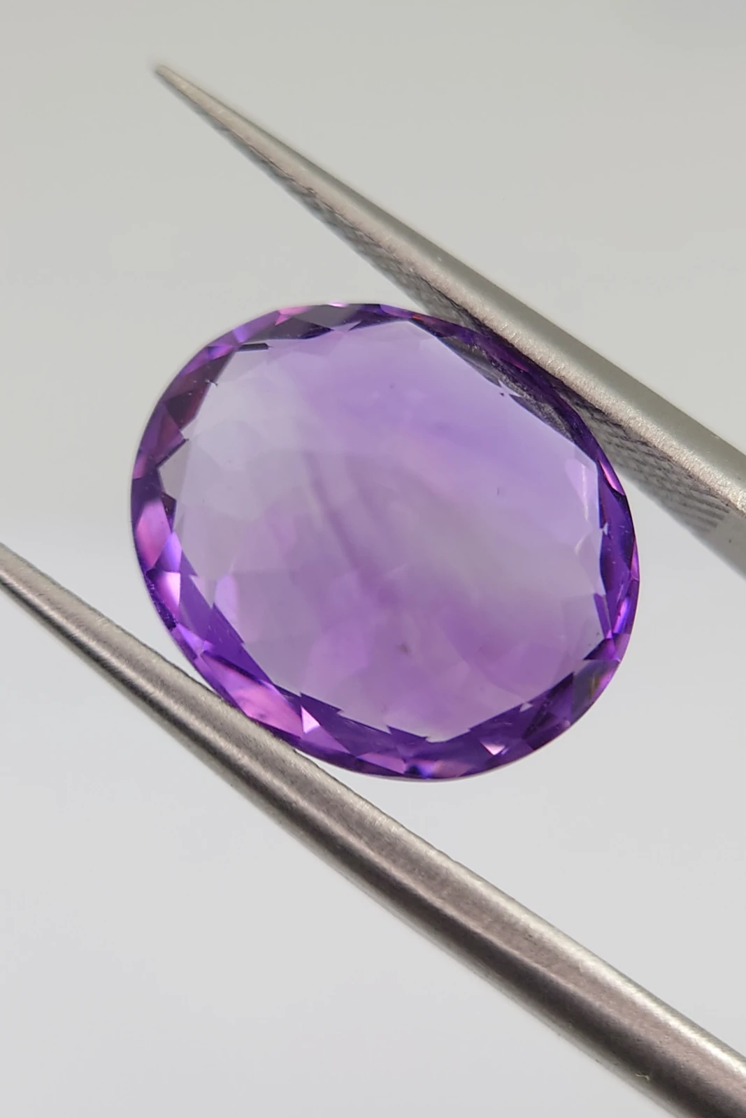 6.5ct Oval Cut Natural Siberian Amethyst from Nigeria