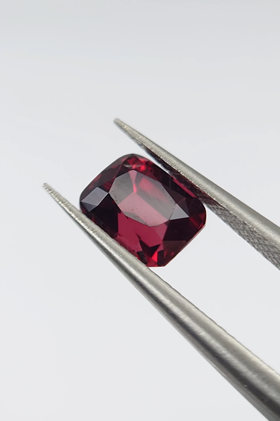 1.68ct Natural Cushion Cut Rhodolite Garnet from Tanzania