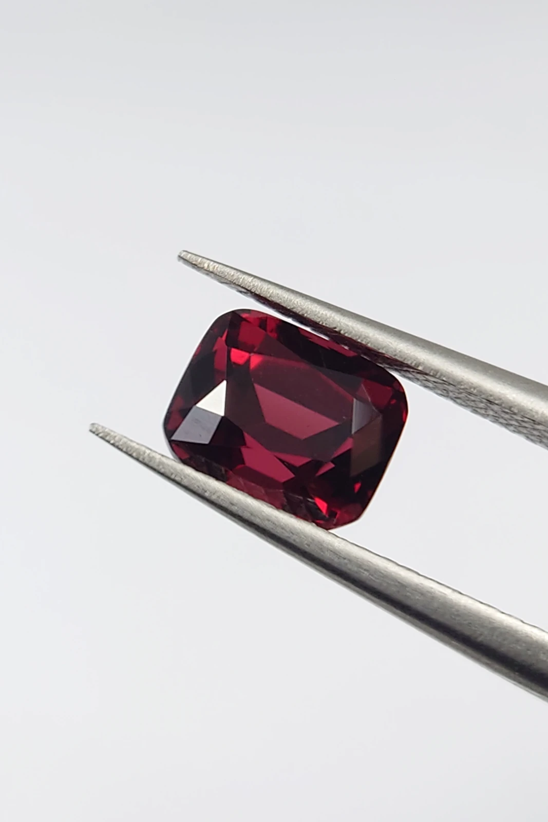 1.68ct Natural Cushion Cut Rhodolite Garnet from Tanzania