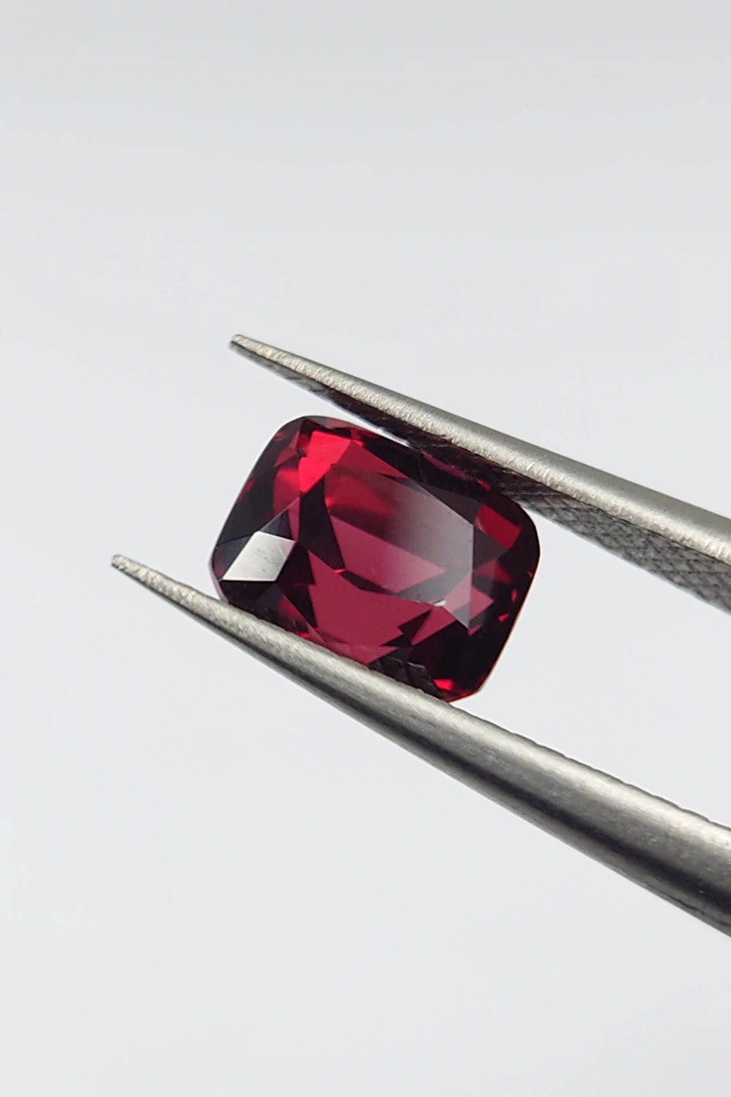 1.68ct Natural Cushion Cut Rhodolite Garnet from Tanzania