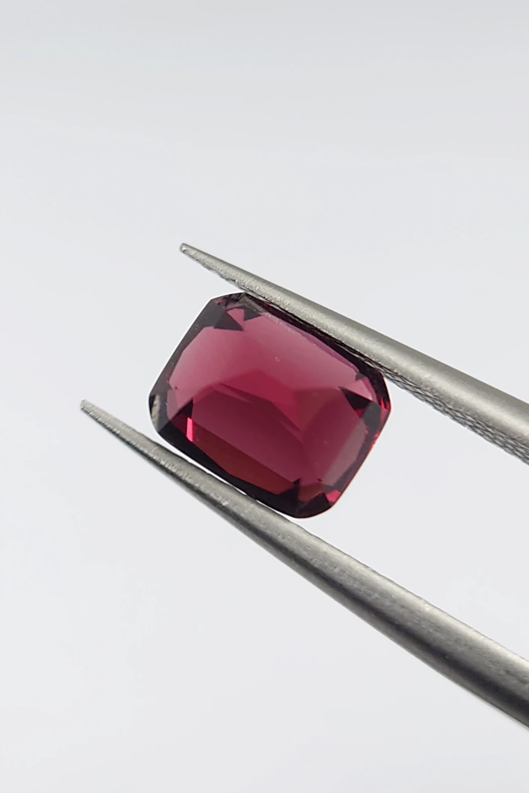1.68ct Natural Cushion Cut Rhodolite Garnet from Tanzania