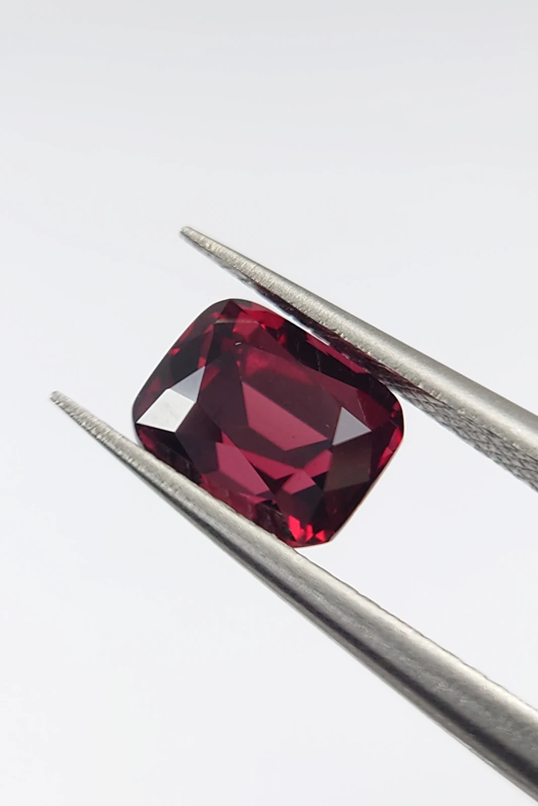 1.68ct Natural Cushion Cut Rhodolite Garnet from Tanzania