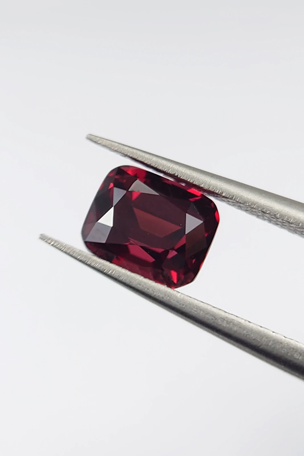 1.68ct Natural Cushion Cut Rhodolite Garnet from Tanzania