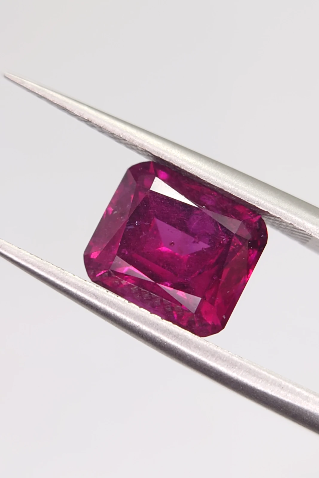 3.3ct Natural Malaya Garnet in Modified Cushion Cut from Tanzania
