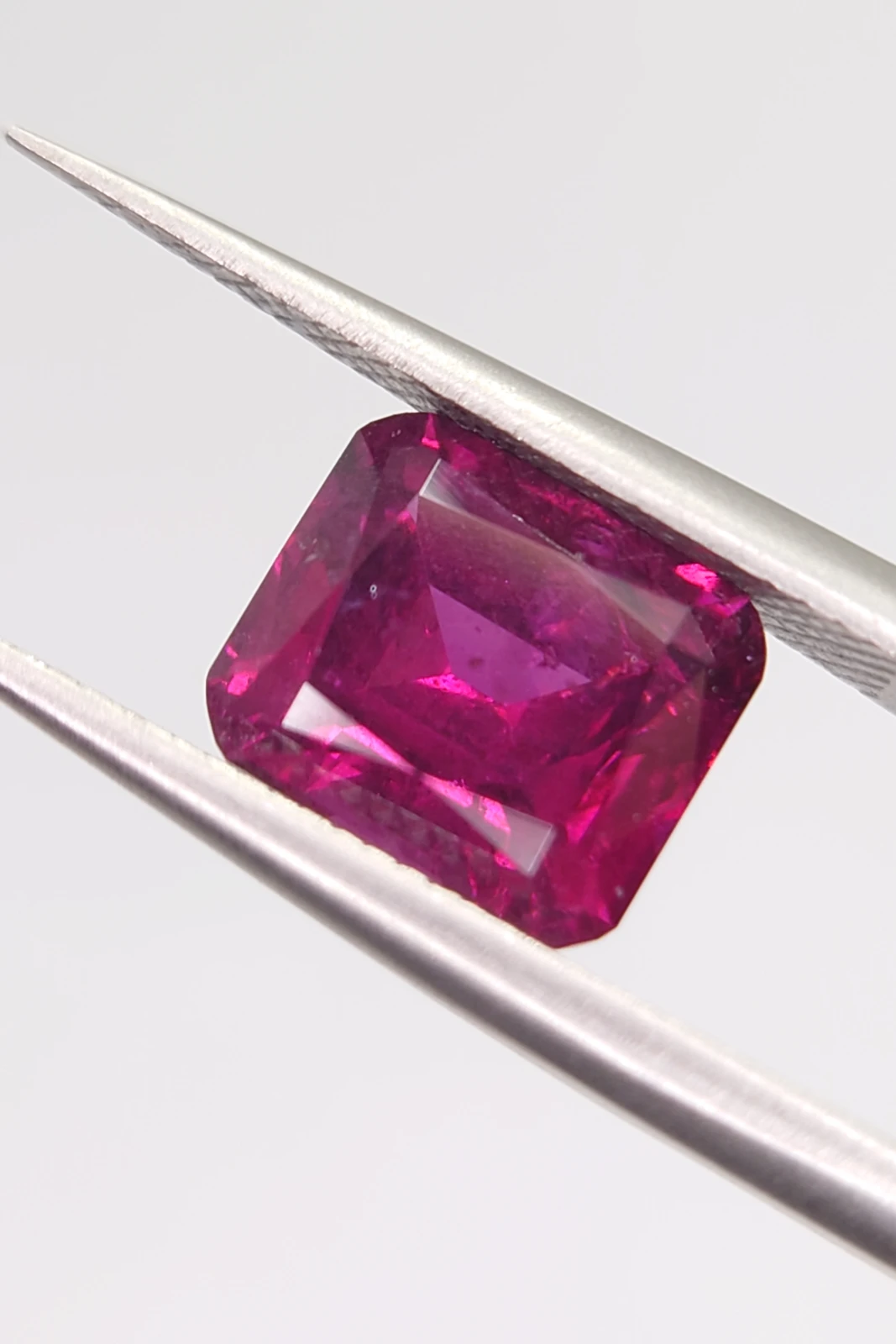 3.3ct Natural Malaya Garnet in Modified Cushion Cut from Tanzania