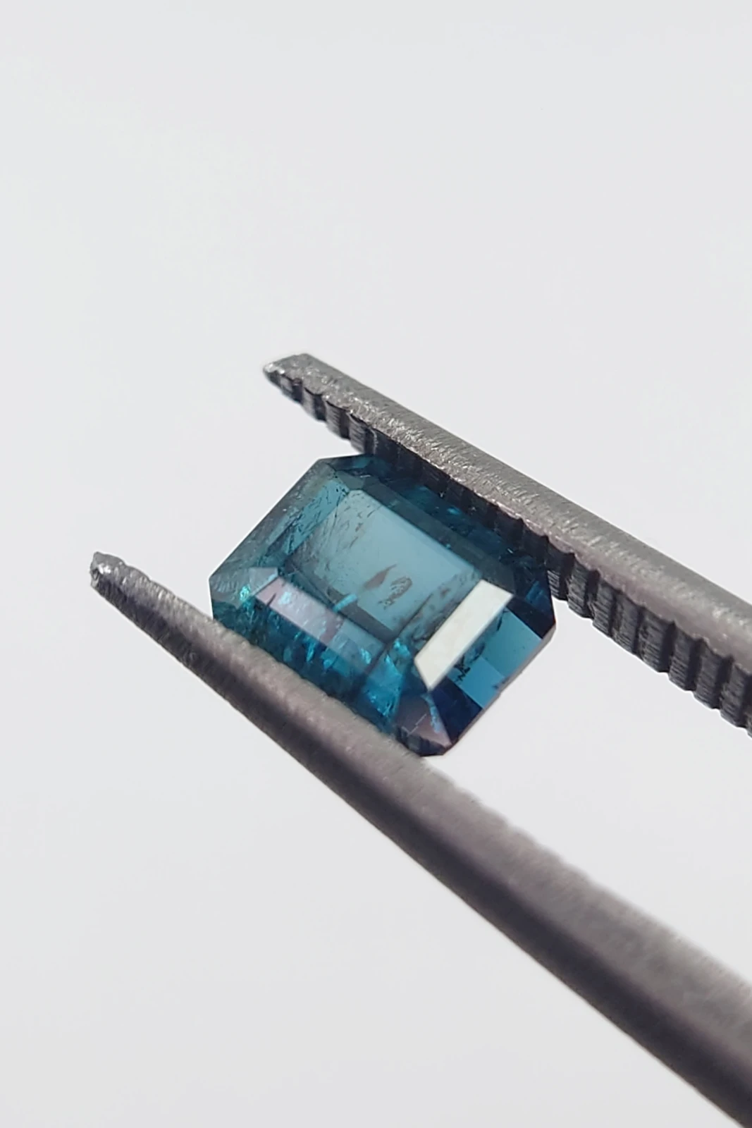 0.85ct Indicolite Tourmaline in Octagon Cut from Nigeria