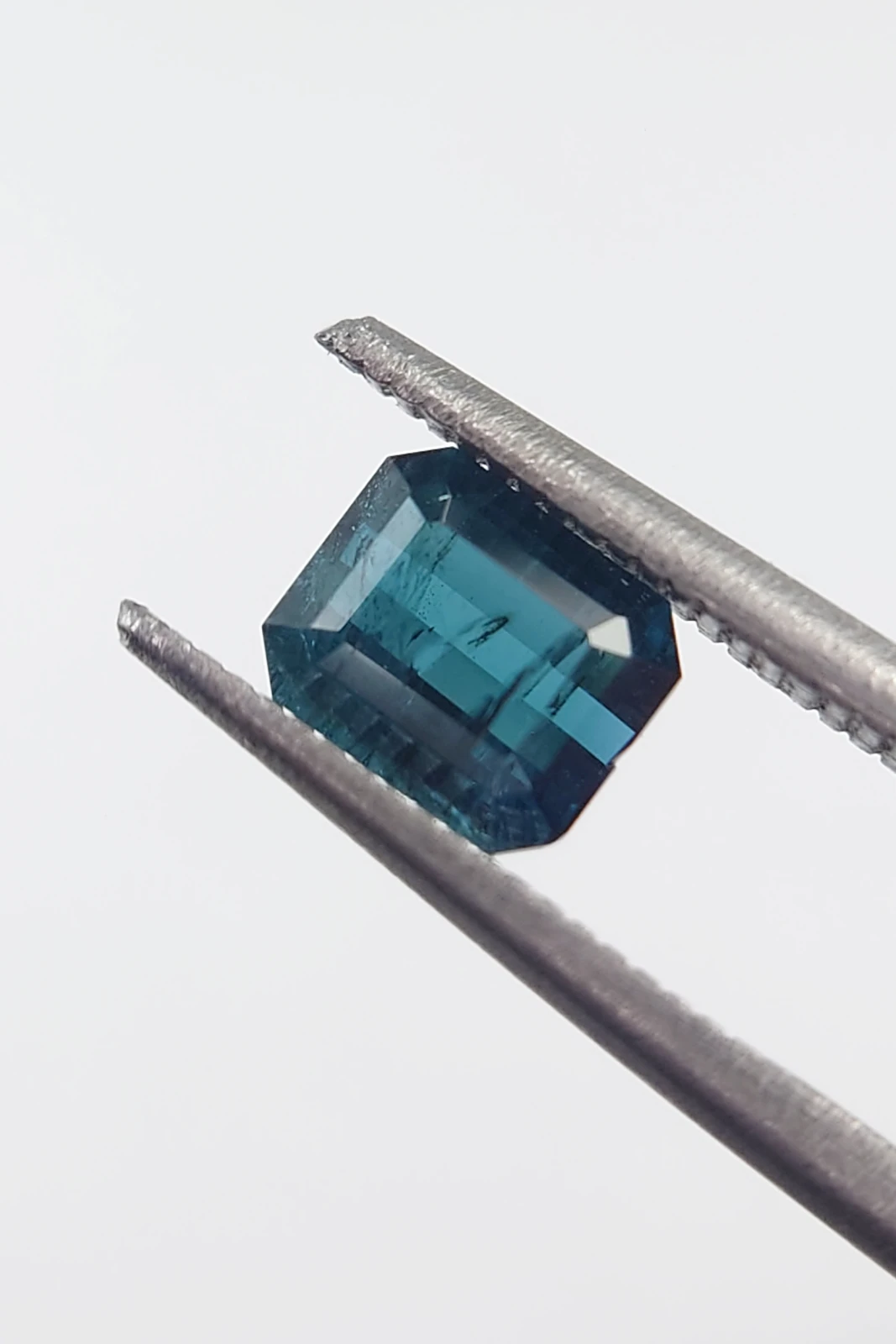 0.85ct Indicolite Tourmaline in Octagon Cut from Nigeria