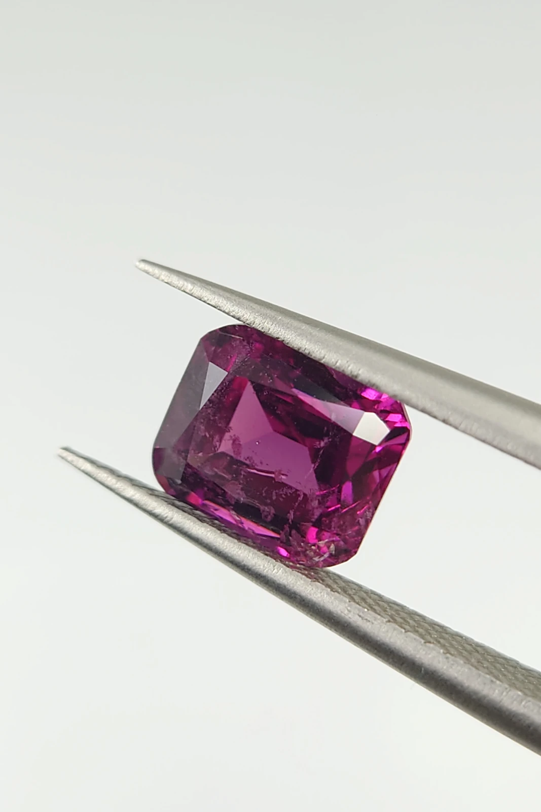 1.92ct Natural Tanzanian Malaya Garnet in Modified Cushion Cut