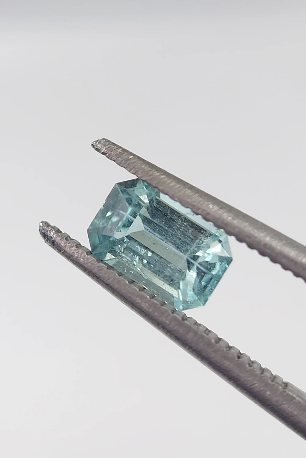 0.7ct Natural Emerald Cut Lagoon Tourmaline from Afghanistan