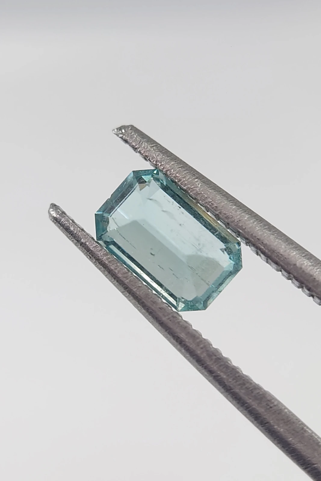 0.7ct Natural Emerald Cut Lagoon Tourmaline from Afghanistan