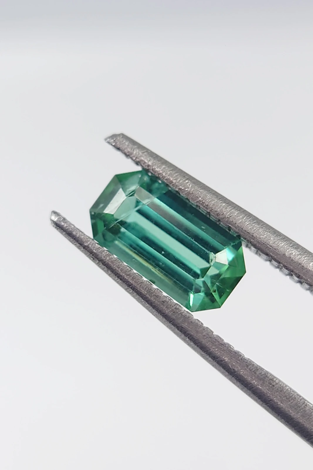 1ct Natural Emerald Cut Tourmaline from Afghanistan
