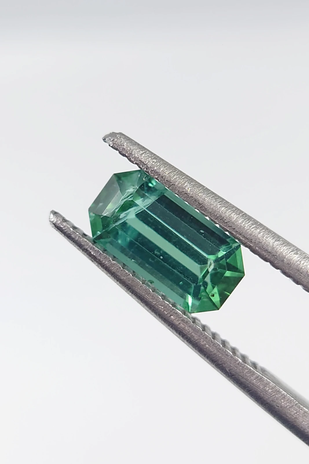1ct Natural Emerald Cut Tourmaline from Afghanistan