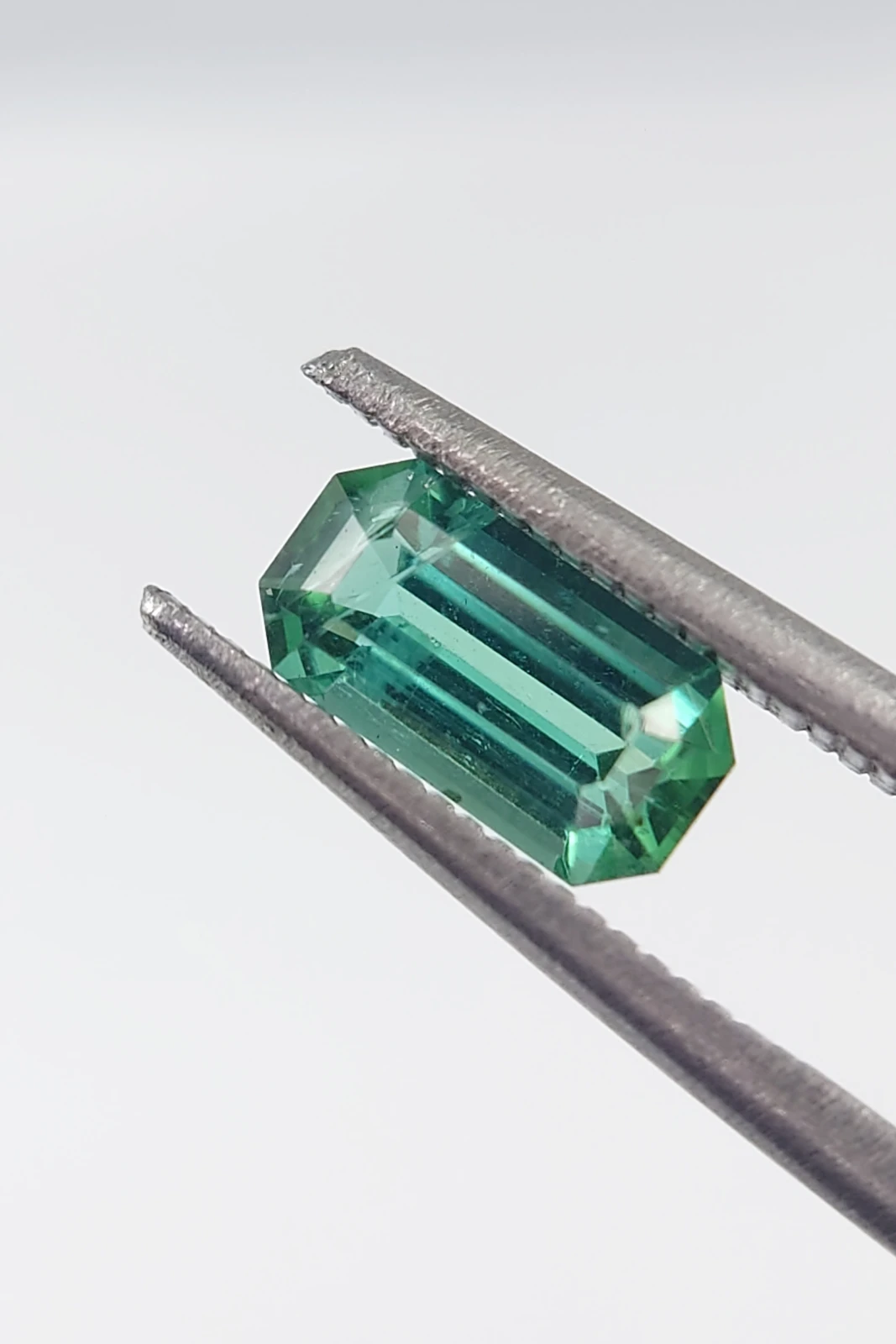 1ct Natural Emerald Cut Tourmaline from Afghanistan