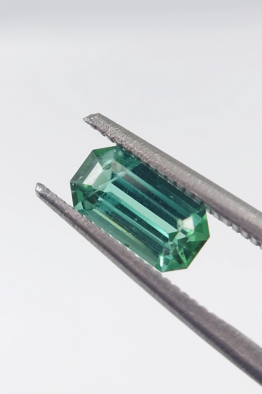 1ct Natural Emerald Cut Tourmaline from Afghanistan