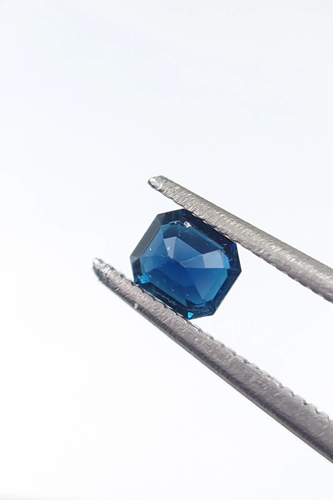 0.4ct Asser Cut Natural Indicolite Tourmaline Loose Gemstone from Afghanistan