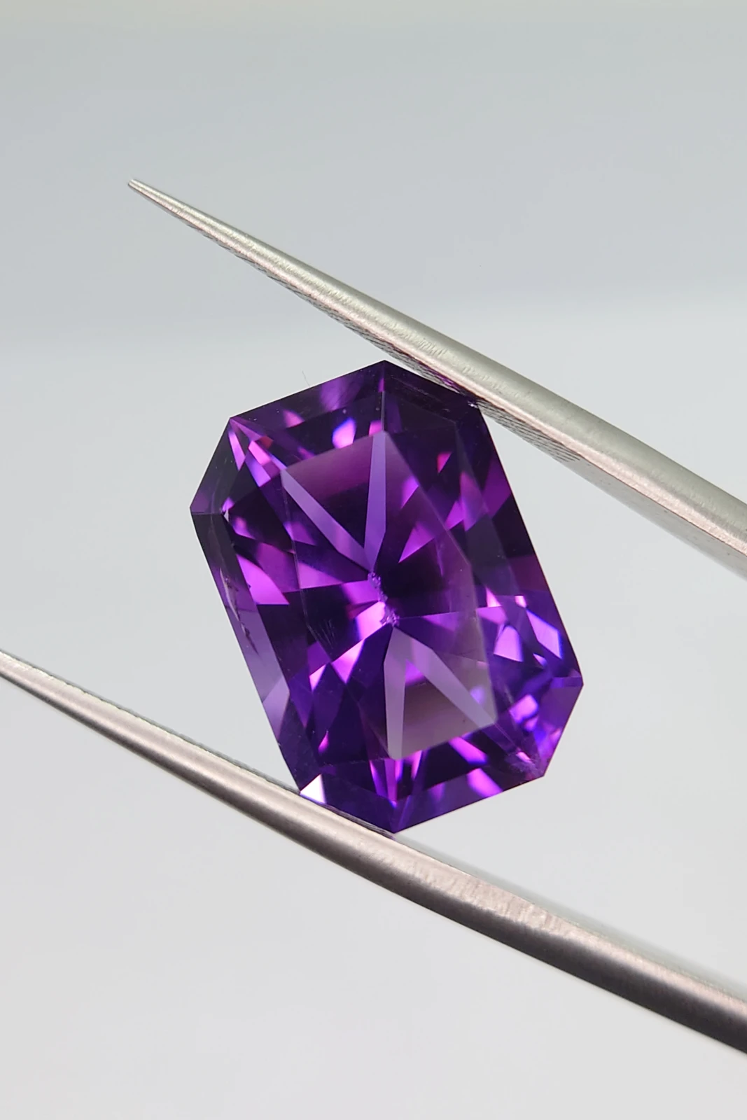 10.1ct Natural Fancy Cut Amethyst Loose Gemstone from Nigeria