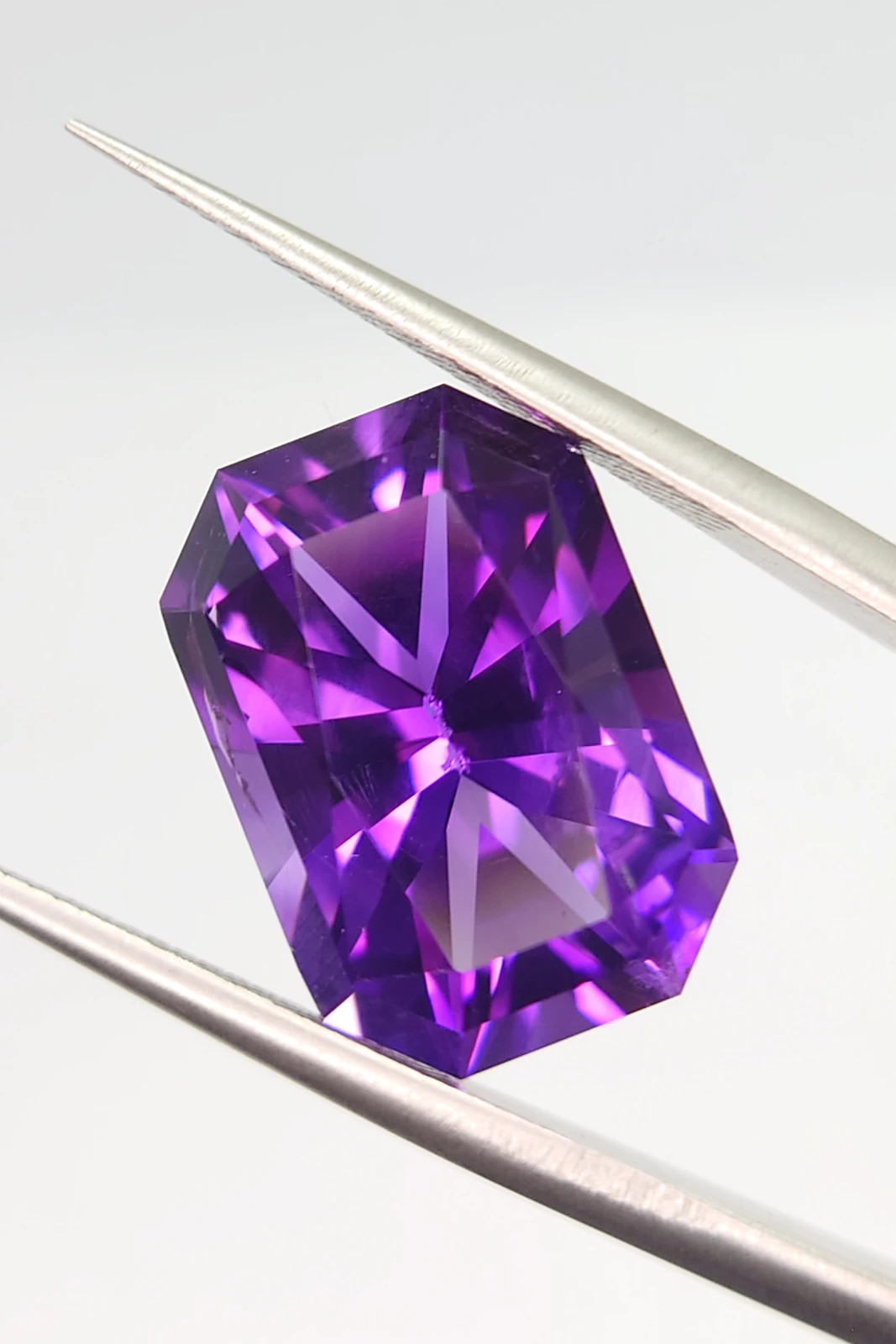 10.1ct Natural Fancy Cut Amethyst Loose Gemstone from Nigeria