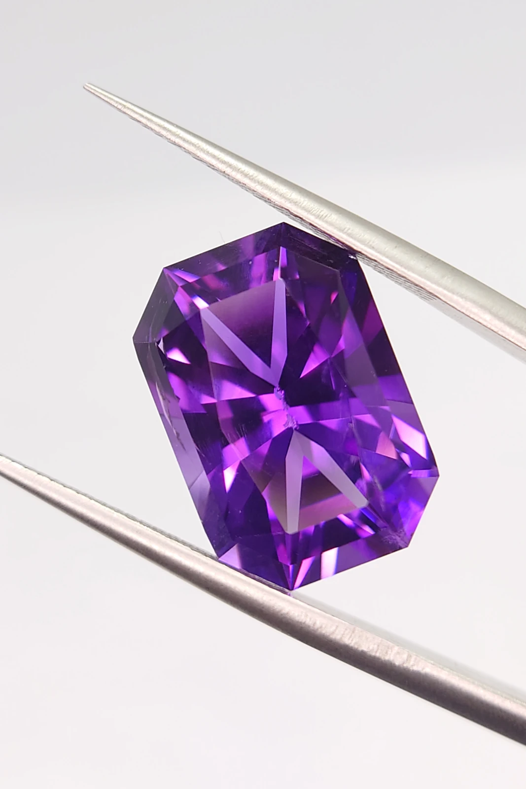 10.1ct Natural Fancy Cut Amethyst Loose Gemstone from Nigeria