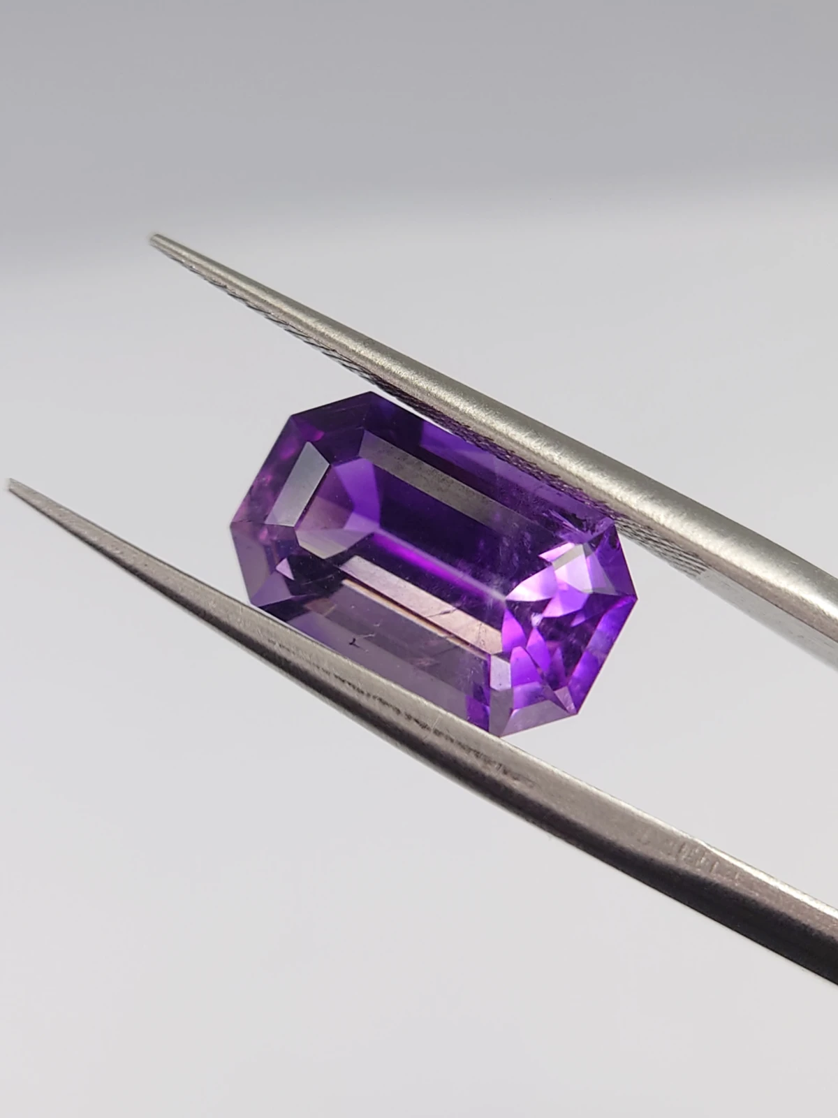3.3ct Emerald Cut Natural Amethyst from Nigeria