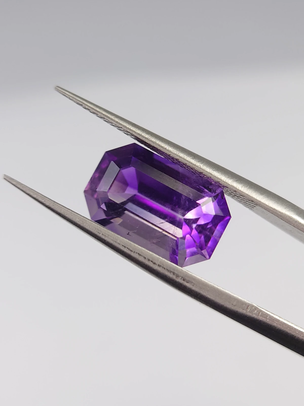 3.3ct Emerald Cut Natural Amethyst from Nigeria