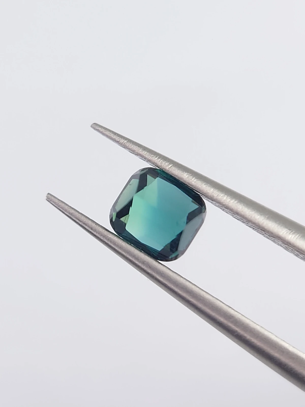 0.52ct Natural Bicolor Lagoon Tourmaline in Cushion Cut from Afghanistan