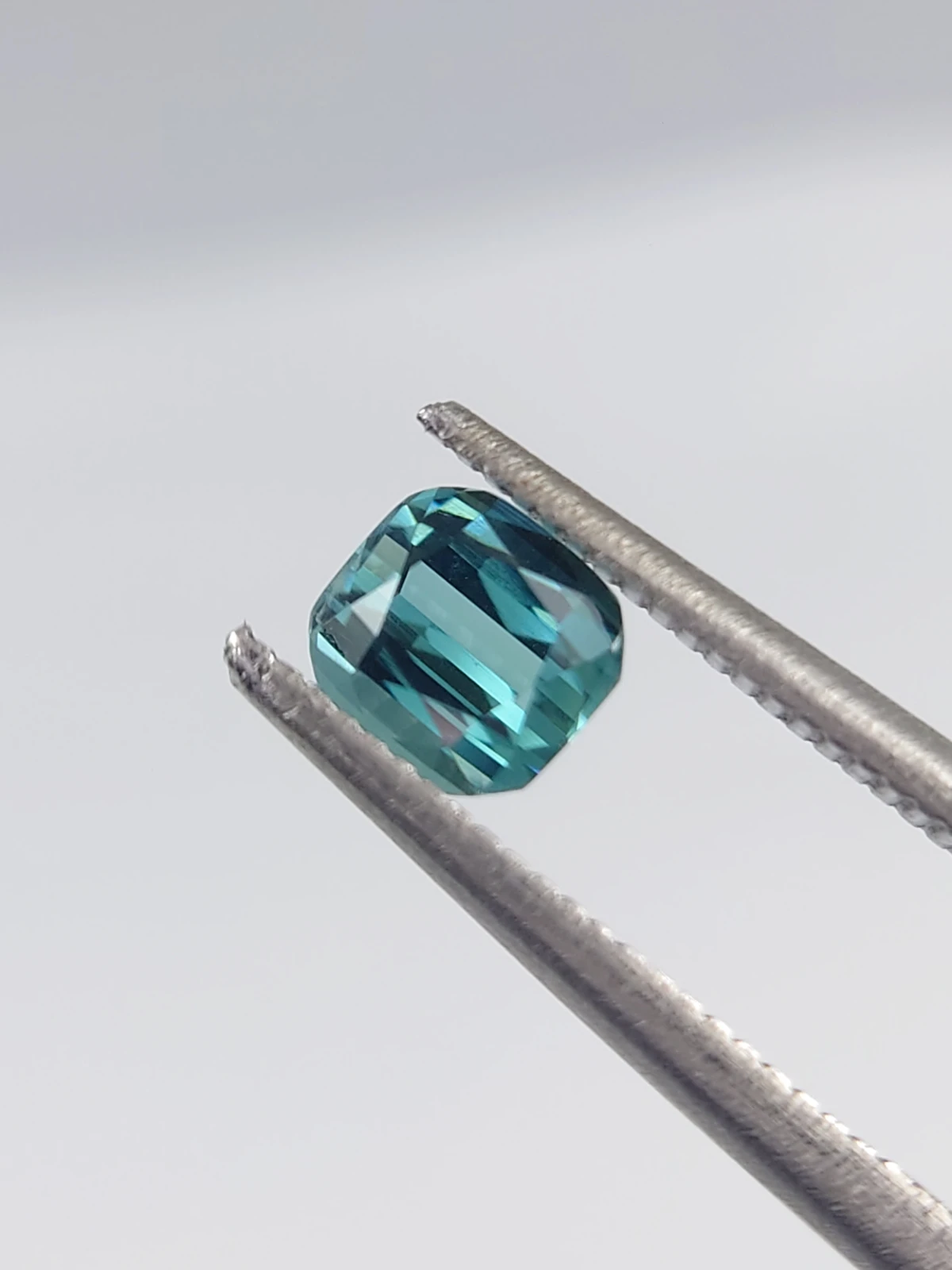 0.56ct Natural Cushion Cut Lagoon Tourmaline from Afghanistan