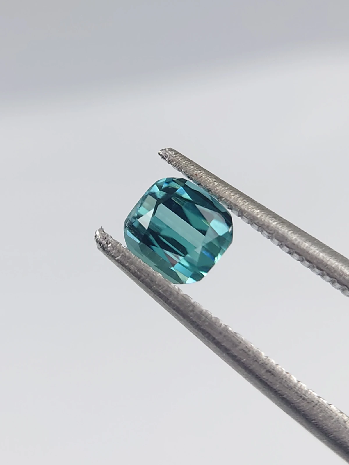 0.56ct Natural Cushion Cut Lagoon Tourmaline from Afghanistan