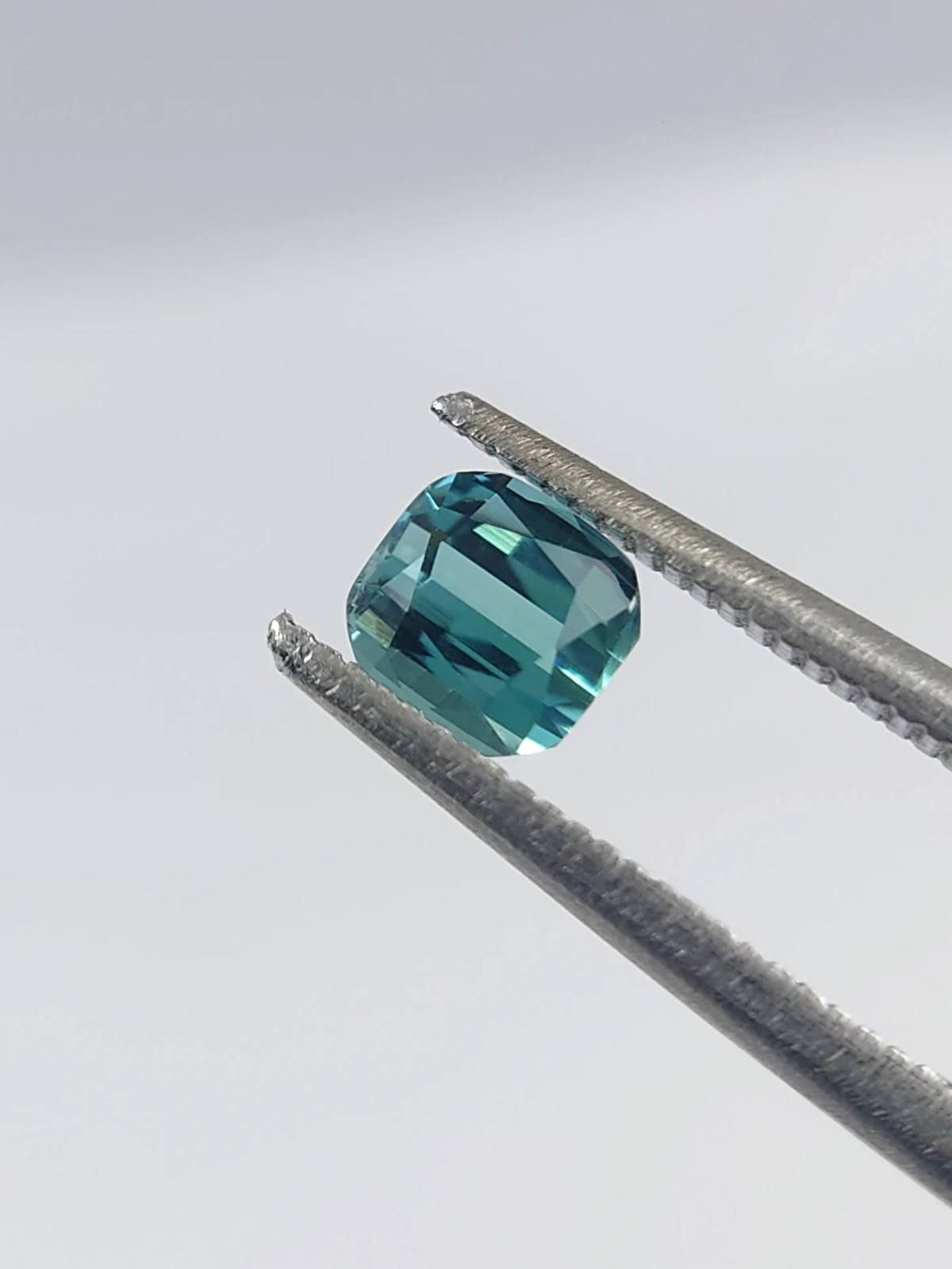 0.56ct Natural Cushion Cut Lagoon Tourmaline from Afghanistan