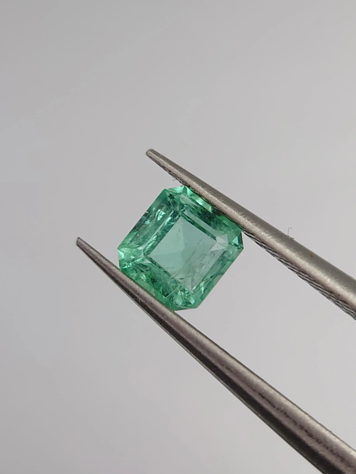 0.47ct Natural Emerald from Afghanistan in Asscher Cut