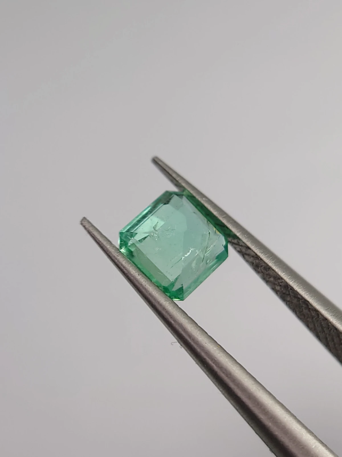 0.47ct Natural Emerald from Afghanistan in Asscher Cut