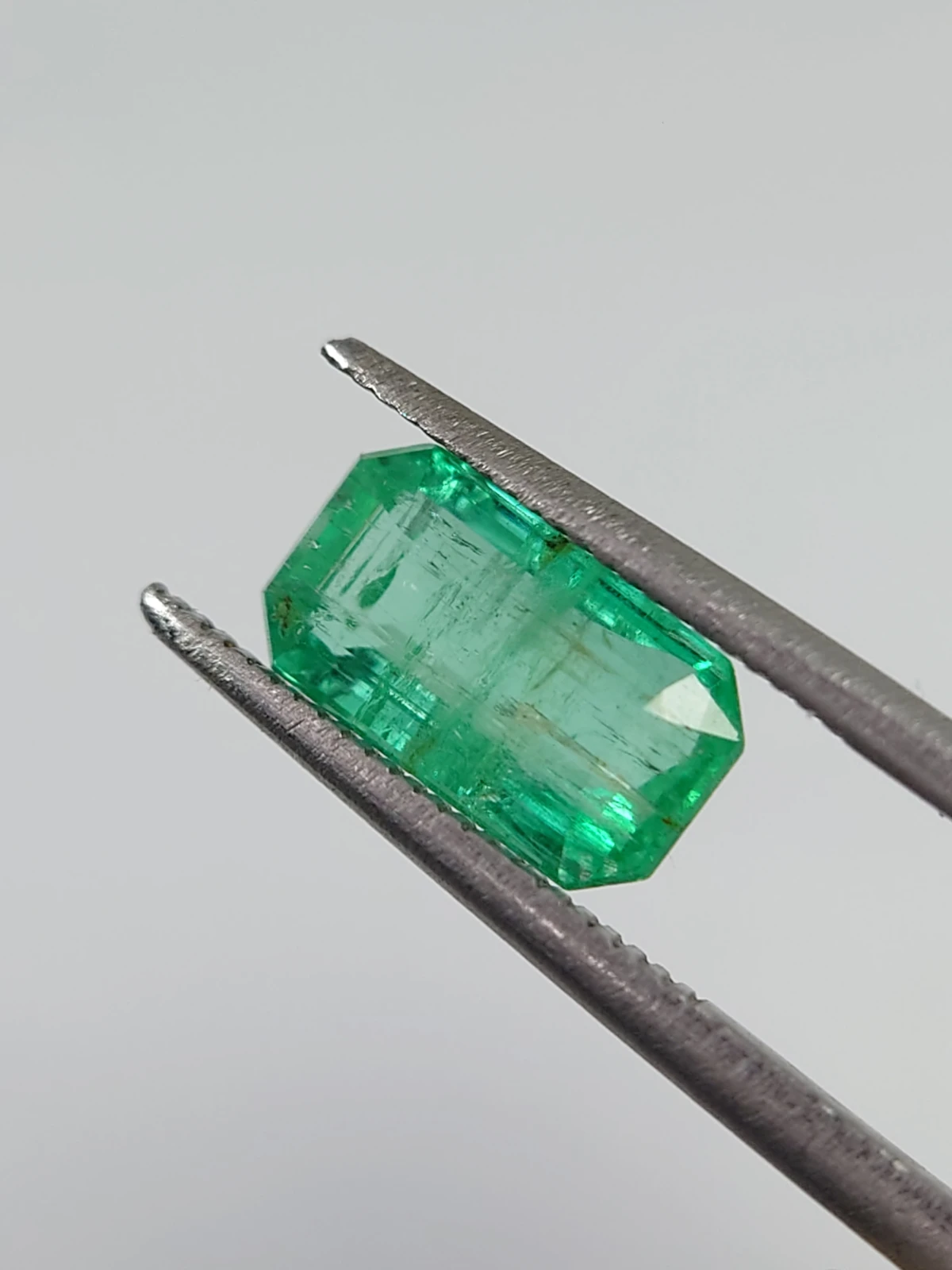 2ct Natural Emerald Octagon Faceted from Afghanistan