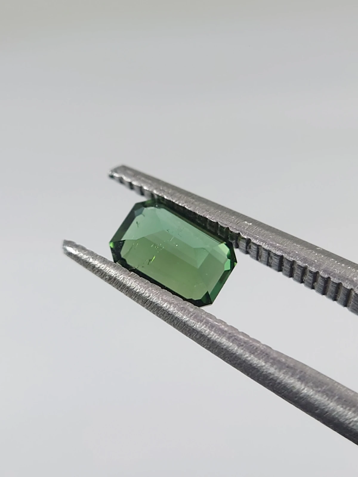0.58ct Natural Emerald Cut Green Tourmaline from Afghanistan
