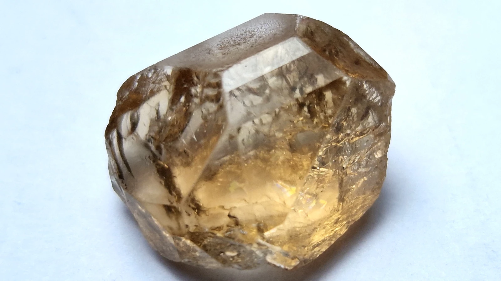 16.75ct Imperial Golden Champagne Topaz Facet Grade Rough from Pakistan