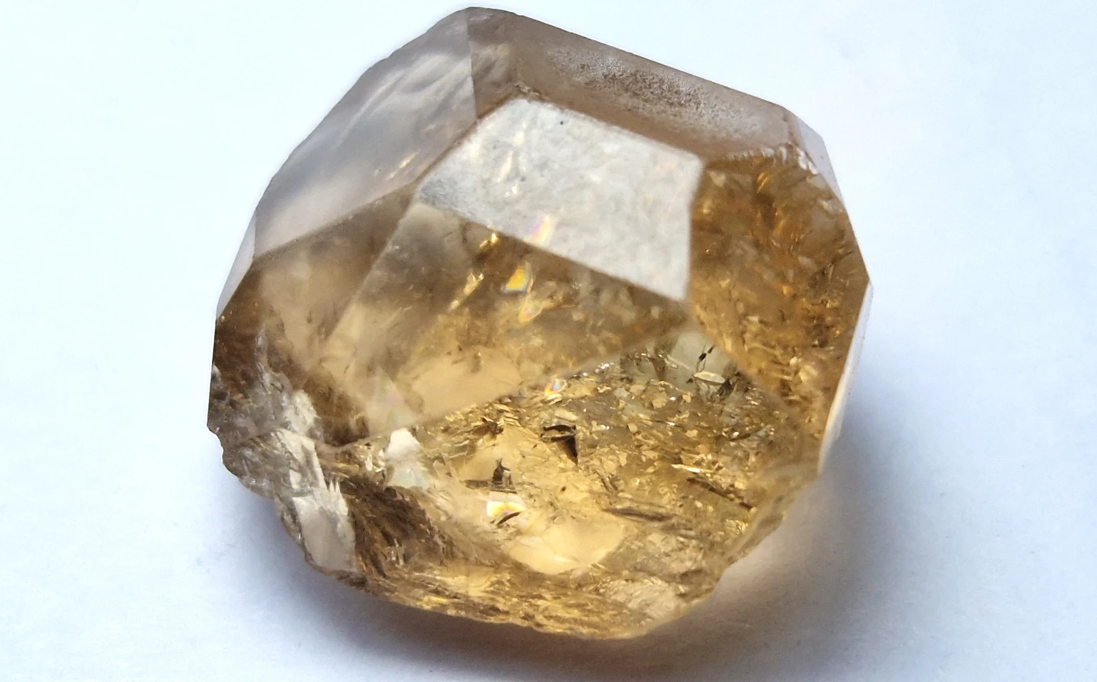 16.75ct Imperial Golden Champagne Topaz Facet Grade Rough from Pakistan