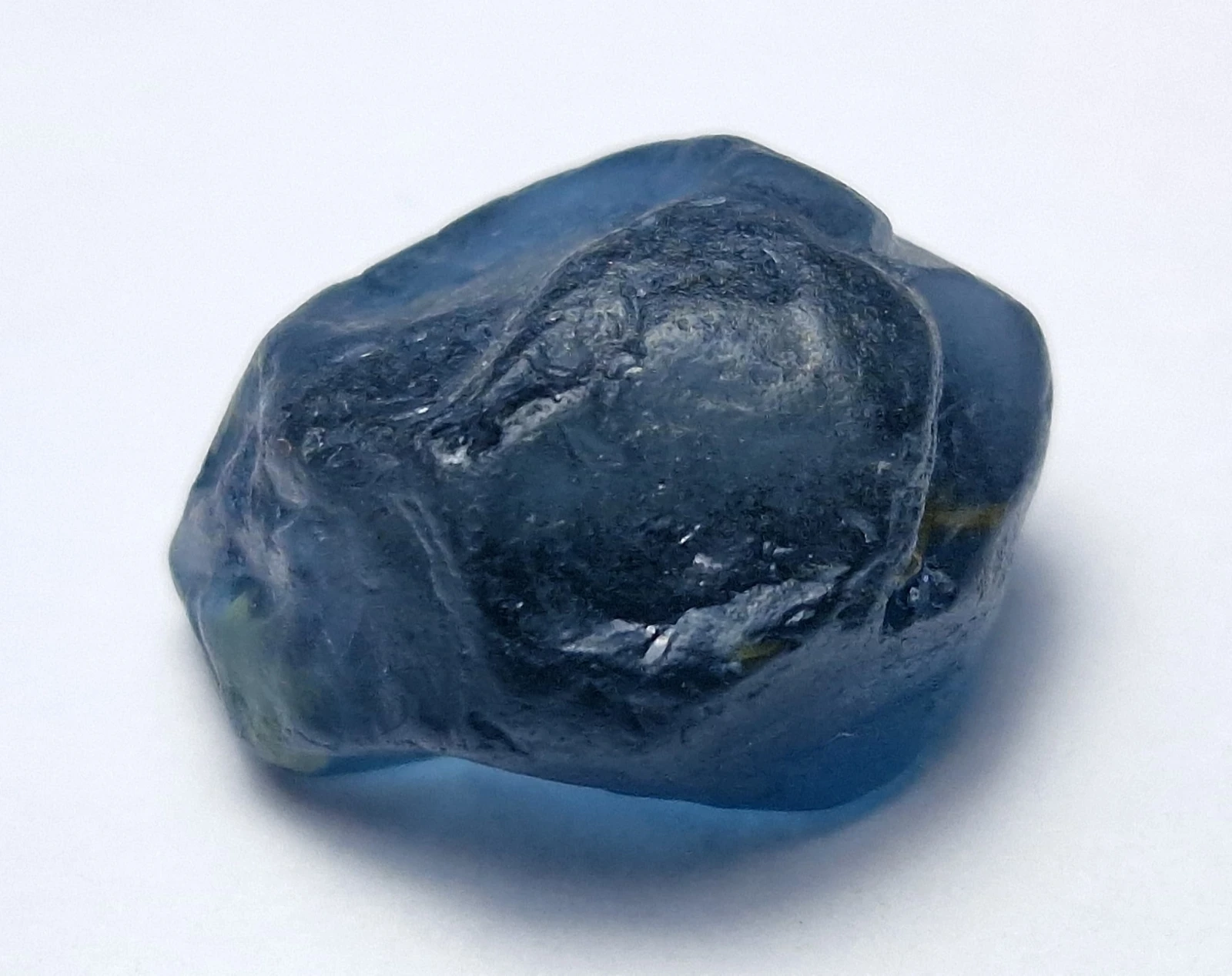 London Blue Topaz 2 gram Facet Grade Rough from Brazil