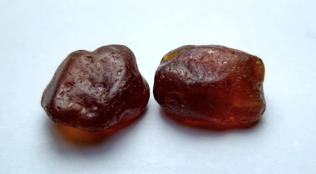 14.7ct Rough Facet Grade Spessartite Pair from Nigeria