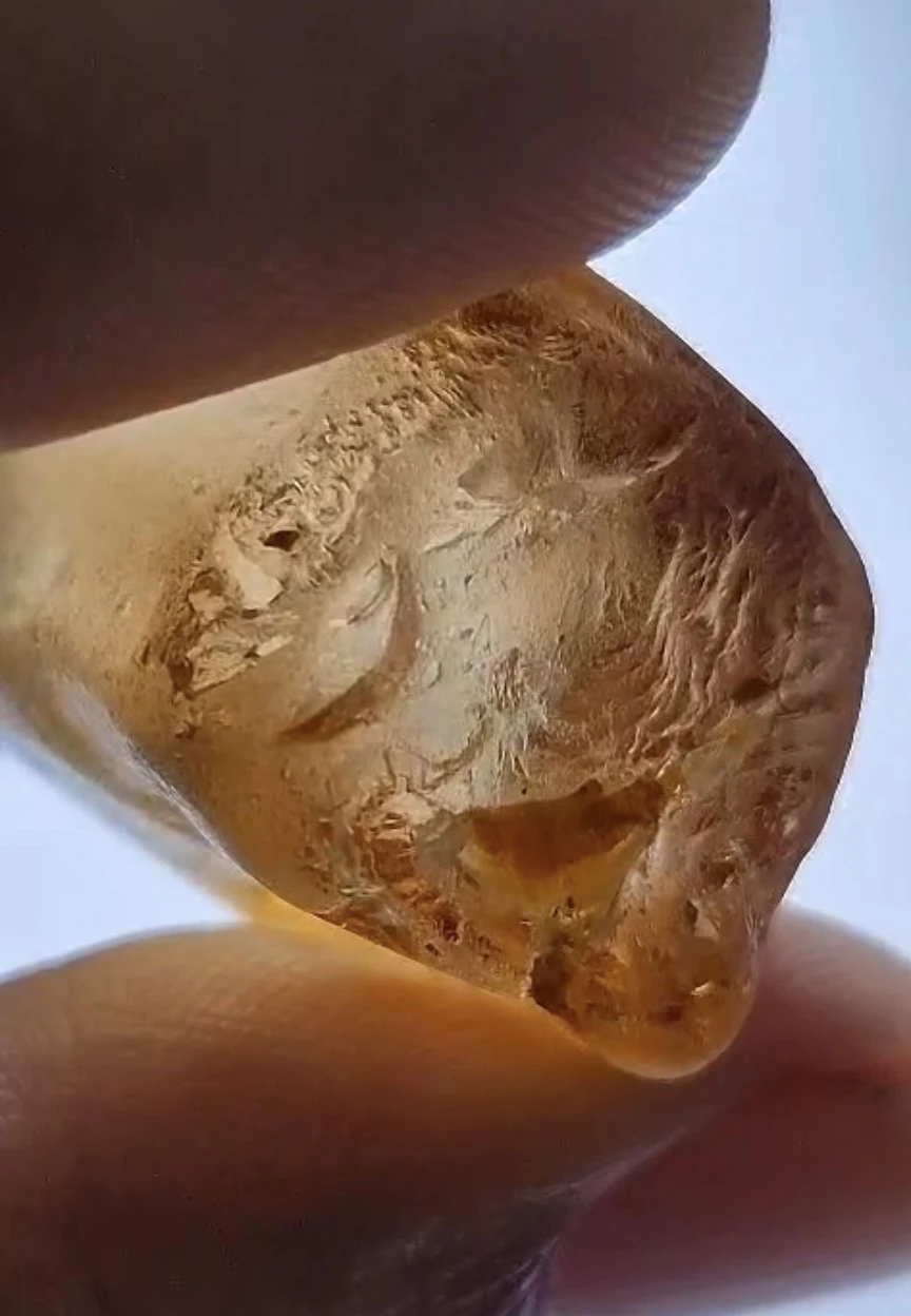 25g Natural Facet Grade Rough Topaz Crystal from Nigeria