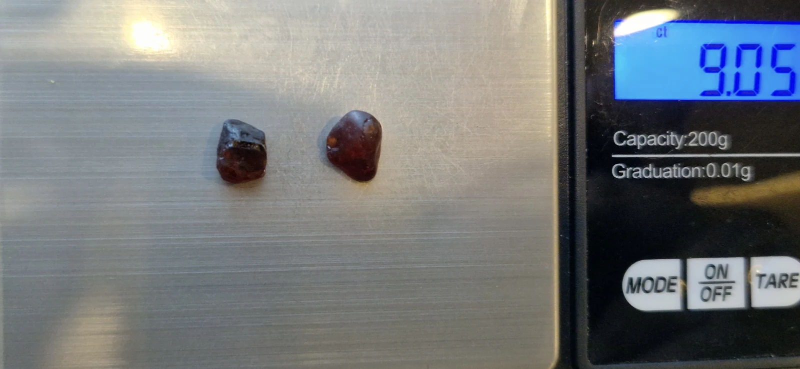 9ct Spessartite Garnet Rough Facet Grade from Nigeria