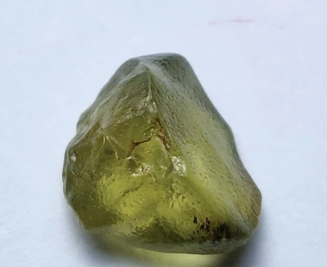 3.1ct Green Natural Rough Sapphire Facet Grade from Nigeria